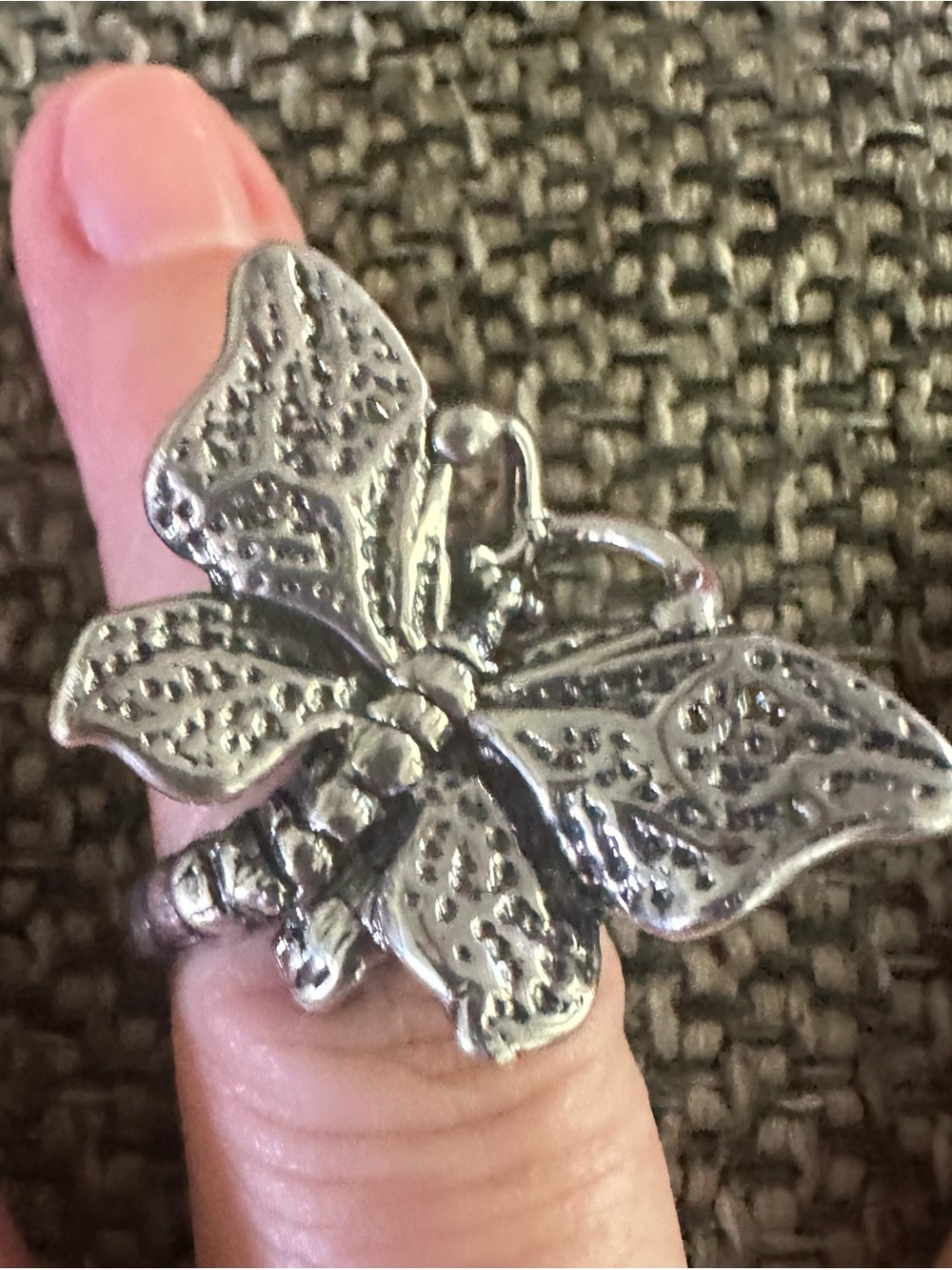 Silver Floral Statement Ring - Women Jewelry